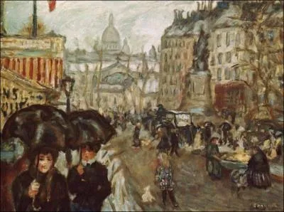 Qui a peint Place Clichy et le Sacré Coeur ?