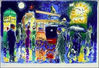 Qui a peint Place Pigalle de nuit ?