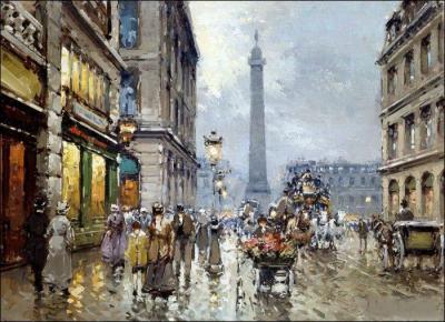 Qui a peint Rue de la Paix et place Vendôme ?