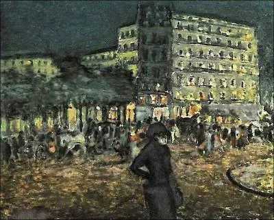 Qui a peint Place Pigalle la nuit ?