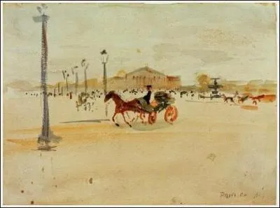 Qui a peint Place de la Concorde à Paris ?