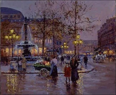Qui a peint Place de la Comédie française ?