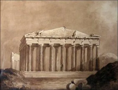 Quel est cet édifice qui abritait la statue chryséléphantine d'Athéna ?