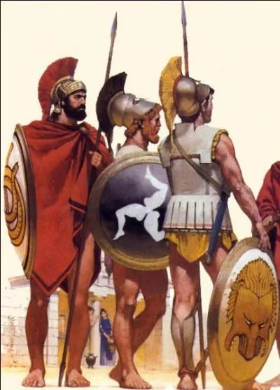 Qui sont ces soldats servant dans l'infanterie lourde et combattant dans la phalange athénienne ?