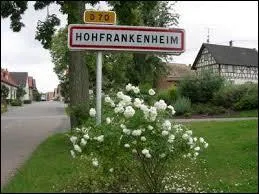 Nous entrons dans la commune de Hohfrankenheim. D'après-vous, nous sommes en région ...