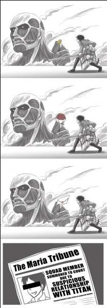 Pour quelle raison Eren apparaît-il dans le journal ?