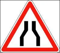 Que signale ce panneau routier de danger ?