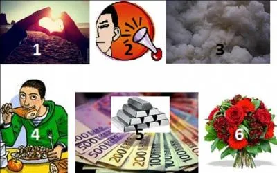 Tenez compte de l'illustration pour trouver le sens de la citation indiquant que les sentiments, les sensations, ce qui fait du bruit, ce qui brille, ce qui dissimule la vue ne peuvent se cacher longtemps.