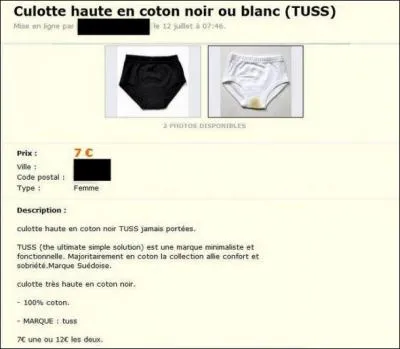 Je sais, vous allez penser que l&agrave;, j'exag&egrave;re : ne trouvez-vous pas que c'est plut&ocirc;t le vendeur qui d&eacute;place les bornes de la d&eacute;cence ?