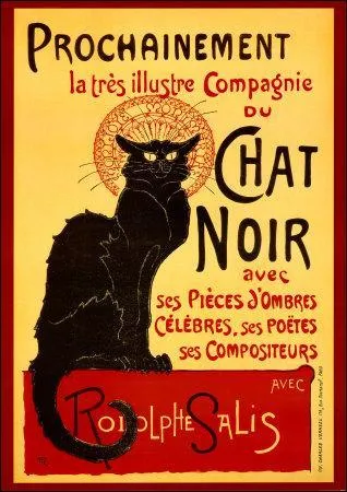 Célèbre cabaret parisien, où se situait "Le chat noir" ?