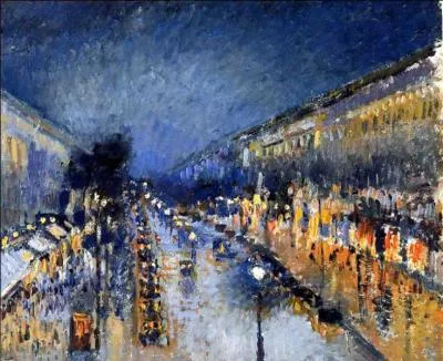 Qui a peint Montmartre effet de nuit ?