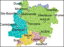 Le Lot-et-Garonne a-t-il une frontière commune avec la Dordogne ?