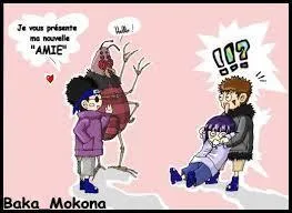 Enfin, enfin ! Shino a enfin une petite amie. Elle a fait tomber Hinata dans les pommes parce que c'est :