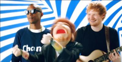 On commence notre top avec une chanson de Pharell Williams et Ed Sheeran :
