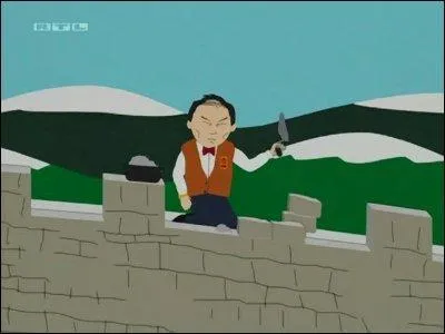 Dans un épisode, pourquoi Tuong Lu Kim doit-il construire une grande muraille qui entoure la ville ?