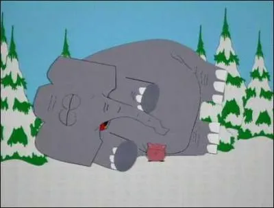 Dans l'épisode "Un éléphant fait l'amour à un cochon". À quoi ressemble le 
cochonnet qui est né de cette union ?