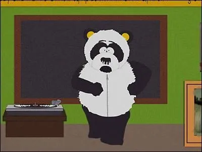 Quel est le nom de la mascotte du panda du harcèlement sexuel ?