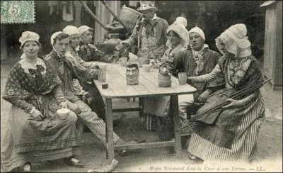 Dans l'Orne, vous aurez pour votre repas de "médi", de la ché, de la fallue, une baichon.