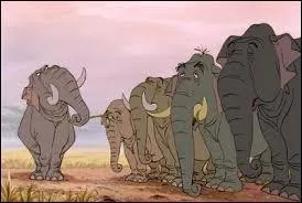 Dans lequel de ces films d'animation peut-on voir ce troupeau d'éléphants ?