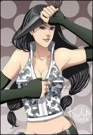 Elle avait participé à l'épreuve de survie et s'était battue avec l'équipe de Naruto :