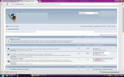 D'où vient cette page d'accueil ?