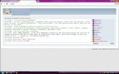 D'où vient cette page d'accueil ?