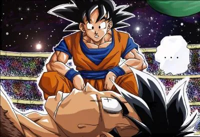 De quelle façon Son Goku bat-il son premier adversaire ?