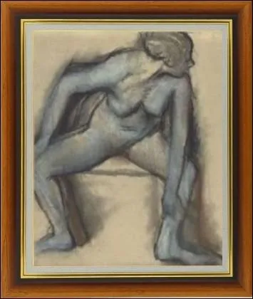 "Danseuse en maillot" peint vers 1896, est un nu moins connu de cet artiste catalogué parmi les impressionnistes mais aussi grand collectionneur...