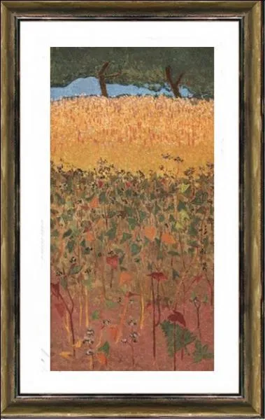 Quelle figure emblématique du mouvement pictural des Nabis est l'auteur de cette huile sur toile " Le champ de blé d'or et de sarrazin " datant de 1900 ?