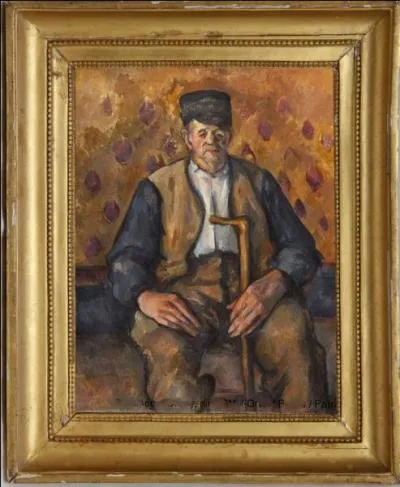 Acquisition du musée en 2009, ce "Paysan assis" est une peinture de...