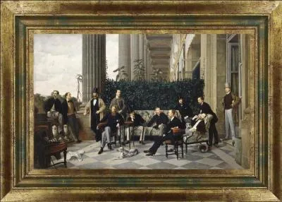 Quel peintre a portraituré ces jeunes hommes, fine fleur du monde impérial de l'époque en 1868 à Paris ?