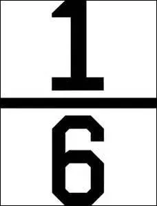 Dans une fraction, le numérateur est le nombre au-dessus de la barre de fraction :