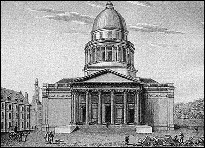 Quel est ce roi de France qui posa la première pierre du Panthéon le 6 septembre 1764 au sommet de la montagne Sainte-Geneviève.