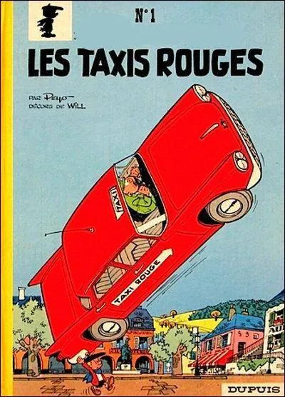 Quel nom manque sur la couverture de cet album de Peyo ?