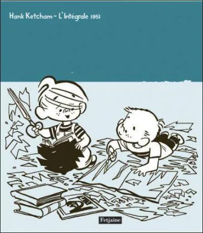 Quelle est cette bande dessinée créée par Hank Ketcham ?