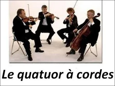 Quel personnage du conte le quatuor à cordes incarne-t-il ?