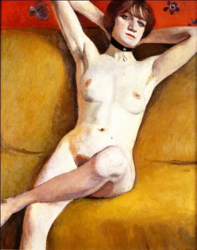 Est-ce Félix Vallotton qui a peint Nue sur un divan ?