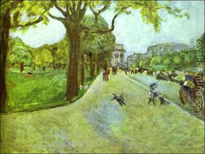 Est-ce Félix Vallotton qui a peint Avenue du Bois de Boulogne ?