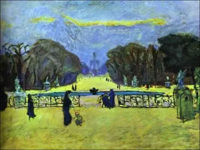 Est-ce Félix Vallotton qui a peint Jardin des Tuileries ?