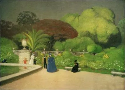 Est-ce Félix Vallotton qui a peint Jardin du Luxembourg ?