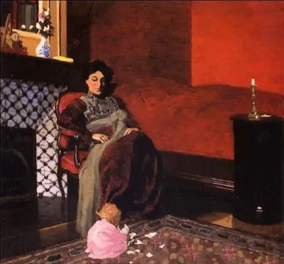 Est-ce Félix Vallotton qui a peint cette femme et sa nièce ?