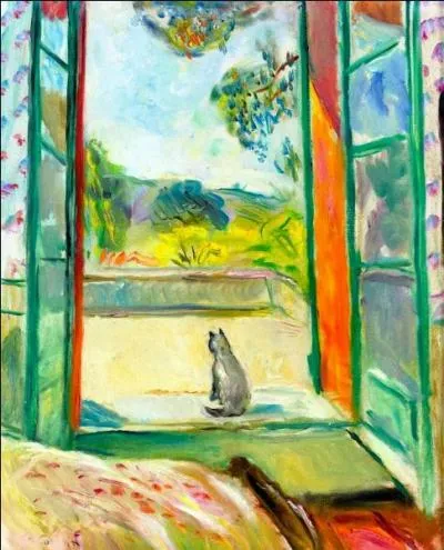 Est-ce Félix Vallotton qui a peint Le chat devant la fenêtre .