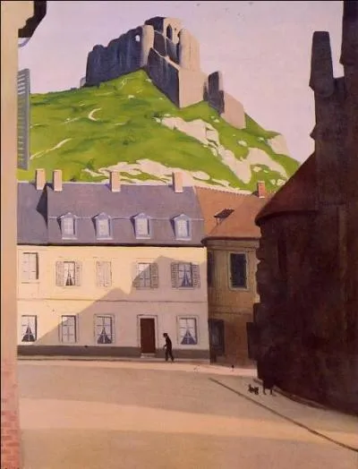 Est-ce Félix Vallotton qui a peint Château Gaillard et la place des Andelys ?