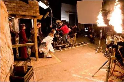 Image insolite du tournage ! Mais du tournage duquel ?