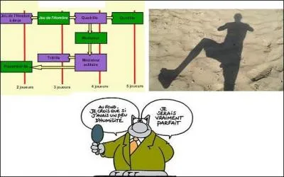 Traduisez : ¡Un hombre tan humilde ! 
Ce n'est pourtant pas ce que laisse apparaître le personnage du chat !