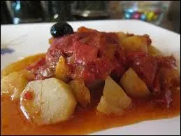 Bacalao a la vizcaína.
