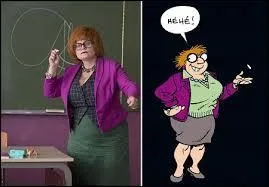 Quels objets le professeur d'anglais adore-t-il lancer ?