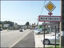 Nous entrons dans la commune franc-comtoise de Montmorot. Nous nous situons dans le d&eacute;partement ...