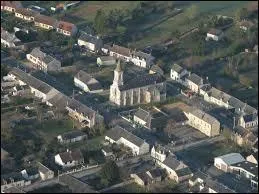 Voici la commune centriste de Sainte-Lizaigne vue du ciel. Elle se trouve dans le d&eacute;partement ...
