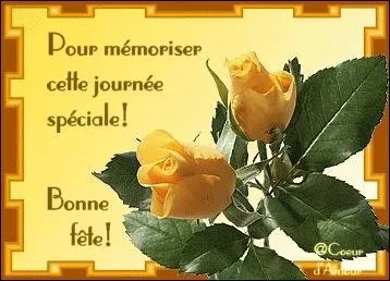 Et nous terminons ce quiz, ce 30 novembre, en souhaitant bonne fête à tous les ...